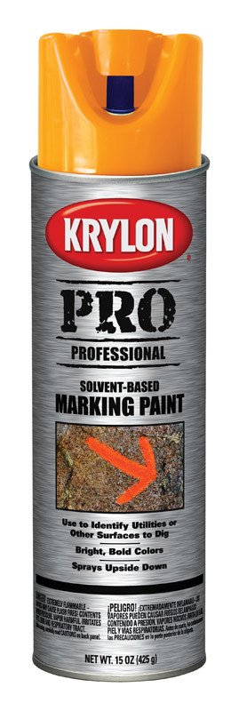 KRYLON CONTRACTOR MARKING PAINT FLUORESCENT ORANGE 15OZ - Cappys Paint and  Wallpaper